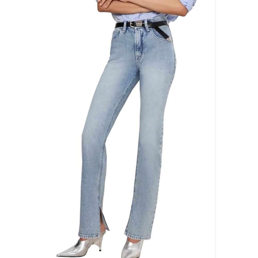 Good American Good Icon Indigo 750 Blue Jeans Size 4 27 - Picture 2 of 8